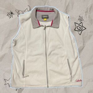 Cabelas White Vest - Size XXL